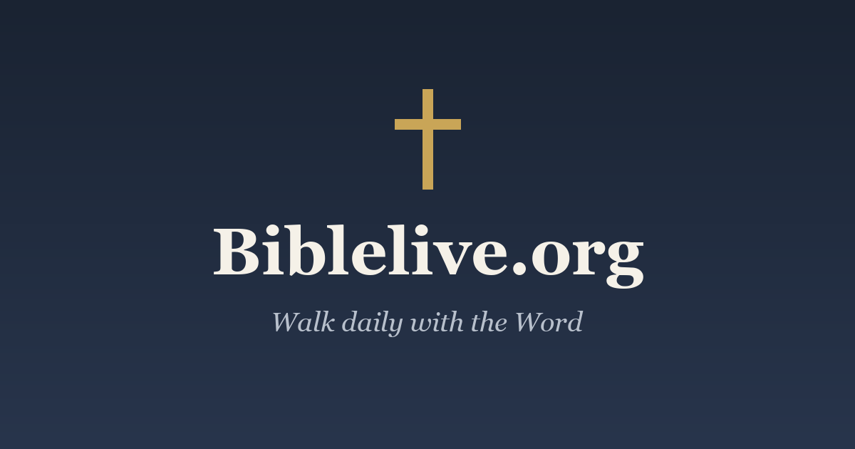 Daily Verse — Today's Bible Verse | BibleLive