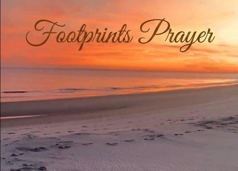 One night I dreamed I was walking along the beach with the Lord. Scenes from my life flashed across the sky...